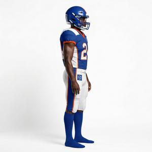 Conjunto de Uniforme de Fútbol Americano Azul para Hombre, Jersey, Pantalones, Casco, Número 24, Equipo de Protección - Product Image 2