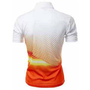 Polo homme personnalisé OEM, impression par sublimation, haute qualité, séchage rapide, impression intégrale, logo, respirant, pour le sport et le golf - Product Image 2