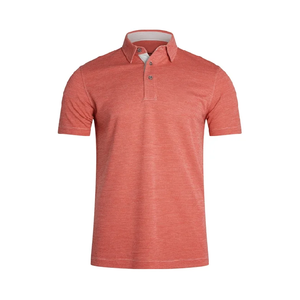 Summer Premium Quality Men's Casual Solid Color Plus Size Breathable 100% Cotton Knitted Short Sleeve Turn Down Collar Shirts BD - Product Image 4