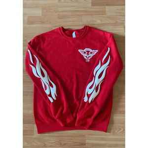 Sweat-shirt à col rond pour homme, streetwear, logo personnalisé, pull-over pour les marques de vêtements du monde entier - Product Image 1