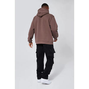 Sudaderas con capucha extragrandes para hombre, de secado rápido y transpirables, estilo pullover, 100% poliéster de primera calidad, con logo personalizado. - Product Image 5