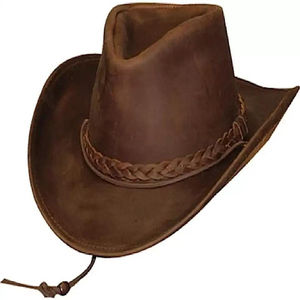 Cowboy <b>Hats</b> for Men and Women Cowboy Style Outback <b>Hat</b> with Buckle <b>Band</b> Four Seasons Use Customizable Design - Product Image 2