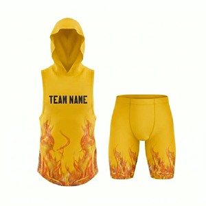 Uniforme de football 7v7 de qualité supérieure, respirant, 100% polyester, design personnalisé, impression par sublimation, vêtements de sport OEM, ensemble d'uniformes 7v7 - Product Image 4