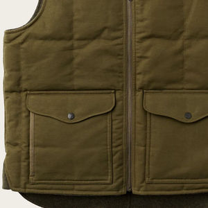 <b>Men's</b> Winter Utility <b>Vest</b> | Insulated Quilted Sleeveless Jacket <b>Rib</b> Collar Multiple Pockets Lightweight Windproof for Hiking - Product Image 5