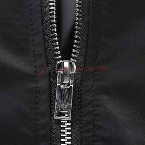 Custom Made Design Breathable Eco-Friendly Stand Collar Comfortable Bomber <b>Jacket</b> Men Long Sleeves Full Zipper Winter <b>Jacket</b> - Product Image 6