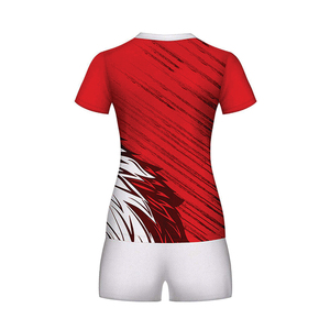 Uniforme de Voleibol Personalizado Unisex, Diseño Moderno, para Mujeres Adultas, 100% Poliéster, Color XXL, Secado Rápido, 10 Conjuntos - Product Image 6