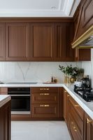 Armoires de cuisine modernes personnalisées de luxe Solutions de garde-robe de haute qualité pour toute la maison Bois massif/MDF Acier inoxydable pour appartements