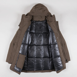 Veste de ski imperméable épaisse personnalisée pour homme, parka d'hiver coupe-vent, manteau isolé pour snowboard en plein air, vente en gros - Product Image 6