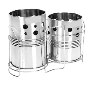 Kitchenware <b>Spice</b> Metal Rack Flatware <b>Holder</b> Metal Silver Plated Cutlery <b>Holder</b> Premium Design Metal Utensils <b>Holder</b> - Product Image 6