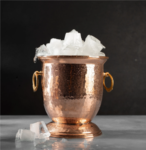 Cubeta de Hielo de Cobre de la Mejor Calidad, Enfriador de Bebidas, Enfriador de Vino y Cerveza para Fiestas, Precio Increíble - Product Image 1