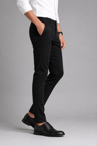 Pantalon slim fit pour homme, tissu extensible de qualité supérieure, léger, respirant, décontracté, élégant, confortable. - Product Image 3