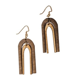 <b>Long</b>-style Wooden <b>Earrings</b> <b>for</b> <b>Women</b> Bohemia Fashion Jewelry Wholesale 2024 <b>Earrings</b> High Quality Wood Fashion Jewelry Ear Loops - Product Image 1