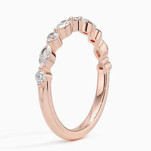 Anillo de Compromiso con Diamante Cultivado en Laboratorio, Corte Brillante Redondo, Oro de 10K, Certificado IGI, Anillo de Boda para Mujer, VVS, Joyería Nupcial Eternity - Product Image 3