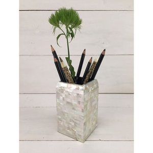 Portaplumas Decorativo de Escritorio con Incrustaciones de Hueso 100% Real, Accesorios de Oficina, Producto Más Vendido - Product Image 3