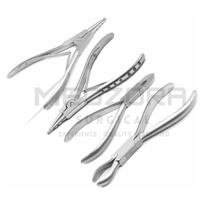 Professional Stainless Steel Body Piercing Kit <b>Precision</b> Grip Ring Opening & Closing Forceps Manual Piercing <b>Tools</b> Set - Product Image 4