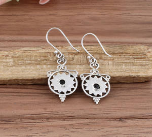 Pendientes de Cuarzo Ahumado Natural, Plata de Ley 925, Pendientes Largos de Lujo para Mujer, Regalo de Boda, Fiesta, Aniversario - Product Image 5
