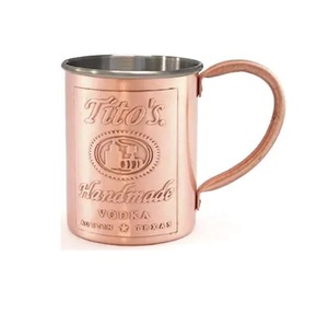 Taza de Cobre Martillado de la Mejor Calidad, Taza de Cobre Puro para Moscow Mule con Acabado Espejo, Taza de Cobre de la Mejor Calidad - Product Image 3