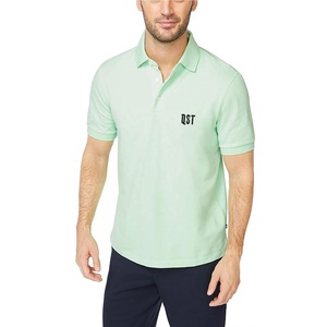 Camisas de Golf de Verano para Hombre, Estilo Europeo Americano, Sólidas, Casuales, de Negocios, de Secado Rápido, con Botones al Frente, de Spandex/Poliéster, Manga Corta - Product Image 1