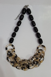 สร้อยคอเรซิ่นอีพ็อกซี่สีเขียวประดับลูกปัดลายทองคุณภาพสูง เครื่องประดับสำหรับงานปาร์ตี้ จากผู้ส่งออกชาวอินเดีย - Product Image 5