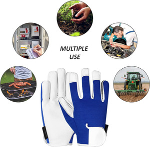 Gants de travail de sécurité en cuir haute dextérité pour mécaniciens et assemblage, en vente - Product Image 2