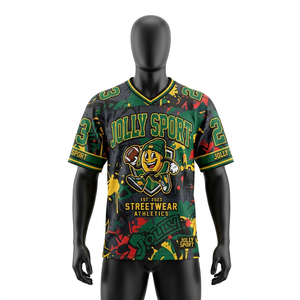 Camiseta de fútbol premium de 180 GSM, transpirable, de malla de poliéster, azul marino y dorado, con logotipo personalizado en sarga, 100% algodón, para hombre, corte holgado, estampada. - Product Image 4