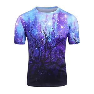 T-shirt de sublimation pour hommes de haute qualité à vendre Concevez votre propre logo personnalisé T-shirt de sublimation pour hommes Streetwear à la mode - Product Image 1