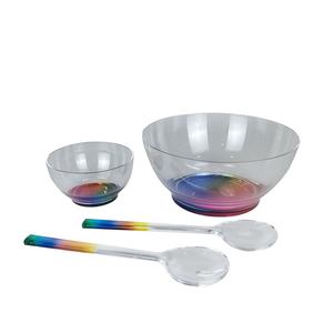 ชามสลัดพลาสติกเป็นมิตรกับสิ่งแวดล้อมพร้อมเซิร์ฟเวอร์สำหรับงานเลี้ยง - Product Image 1