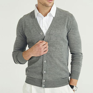 Cardigan pour homme en tricot doux, style boutonné, décontracté, à porter au quotidien, mode hiver, cardigan pour homme - Product Image 3