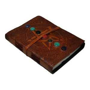 Star Stone 3D Embossed <b>Leather</b> Hardcover Journal Notebook <b>Diary</b>-Blank Book for Gift 120 Sheets Personal Notes & Creativity - Product Image 4
