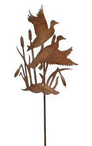 Moderna Decoración de Jardín con Forma de Pájaro de Metal con Acabado Antiguo, Tamaño Personalizable - Decoración para Exteriores de Gran Venta - Product Image 3