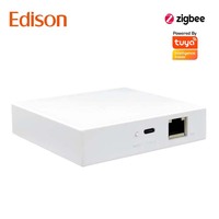 Hub central intelligent Zigbee Edison 5V 1A pour la domotique, passerelle d'automatisation domestique, intégration de l'application Tuya, contrôle à distance transparent, commutateurs