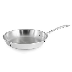 Satin Shine Stainless Steel Cooking Pan With Slim Long Handle Frying Pan For Residential Kitchen Stir Frying And Heating - Product Image 5