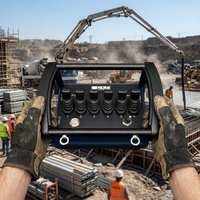 Camión Bomba de Concreto NM-047 con Control Remoto Hidráulico Inalámbrico Proporcional, Compatible con OEM y ODM, Directo de Fábrica