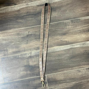 2025 Wholesale High Quality Hand Tooled Cowhide Leather Card <b>Holder</b> <b>Lanyard</b> Floral Design Leather <b>Lanyard</b> for Men's & Women's - Product Image 5