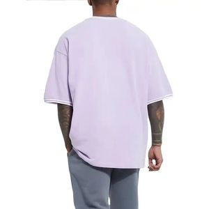 T-shirts personnalisés de qualité supérieure pour hommes grandes tailles, 220 g/m², 100 % coton, séchage rapide et respirant, manches courtes - Product Image 2