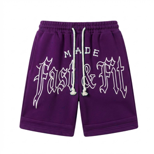 New Arrivals Custom Breathable Waterproof Quick Dry Digital Printing Solid <b>Zipper</b> Fly Casual Style Sports Fitness <b>Shorts</b> - Product Image 1