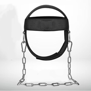 Harnais de tête réglable en néoprène personnalisable, portable et respirant, avec support pour les épaules et le cou pour la musculation - Durable et robuste - Product Image 1