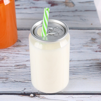 Boîtes à gâteaux transparentes en PET avec couvercle à anneau de traction entièrement ouvrable |   250ml-500ml |   Boissons, Aliments, Café, Sodas