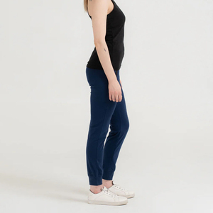Pantalones Deportivos para Mujer, de Alta Calidad, Tela de Felpa de Algodón, Corte Regular, Frente Plano, para Otoño e Invierno, Colección Personalizada - Product Image 3