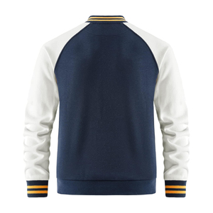 Plus Size <b>Men's</b> Varsity College <b>Jackets</b> With Stand Collar Custom Logo And Plain <b>Letter</b> Wholesale Blank Varsity <b>Jacket</b> For <b>Men</b> - Product Image 3