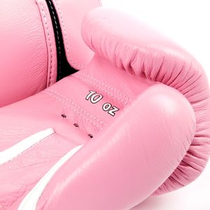 Guantes de boxeo de cuero genuino con cordones, guantes de kickboxing profesionales de alta calidad, guantes de sparring CP-BG-64 - Product Image 2