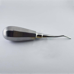 Instrumentos de puente óseo Heber, elevadores de raíz de acero inoxidable con certificación CE (tipo bayoneta), plateados, ergonómicos, reutilizables, modelo manual - Product Image 4