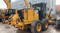 Niveleuse Caterpillar 160M d'occasion, moteur Cat C7 ACERT, puissance 168 kW, niveleuse d'origine japonaise pour la construction routière