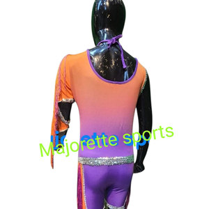 Traje de Baile Elegante y Transpirable para Mujer, Ropa de Danza Moderna y Chic, Atuendo Elástico y Estilizado para Escenario - Product Image 4