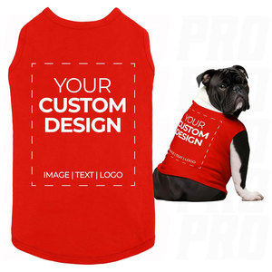 Custom Printed Dog Shirt Design Create Your Own Dog T Shirt with Name Logo or Image Soft Breathable Fabric Pet Outfit Wear - Product Image 1