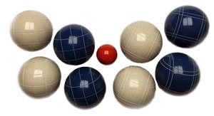 Juego de bolas de bochas rojas y azules - Product Image 2