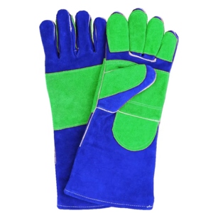 Gants industriels en cuir de vachette résistant à la chaleur, paume renforcée, gants de sécurité pour soudeurs, cuir industriel - Product Image 3