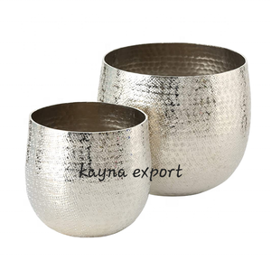 Nouvellement moderne élégant martelé cuivre Antique fini métal planteur décoration intérieure pour sol et maison jardin décoration - Product Image 6