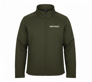 Veste Softshell 2026 Homme Légère et Respirante avec Fermeture Éclair Intégrale, Résistante à l'Eau et au Vent, Personnalisable pour Activités de Plein Air - Product Image 1