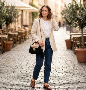 Elegante Bolso de Hombro de Ganchillo para Mujer, 100% Hecho a Mano, con Asa Superior Ideal para Viajes y Correa de Cadena Desmontable - Product Image 6